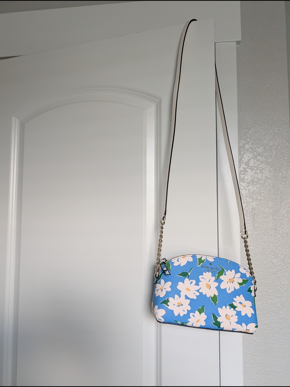 Kate Spade Blue Floral Crossbody Bag